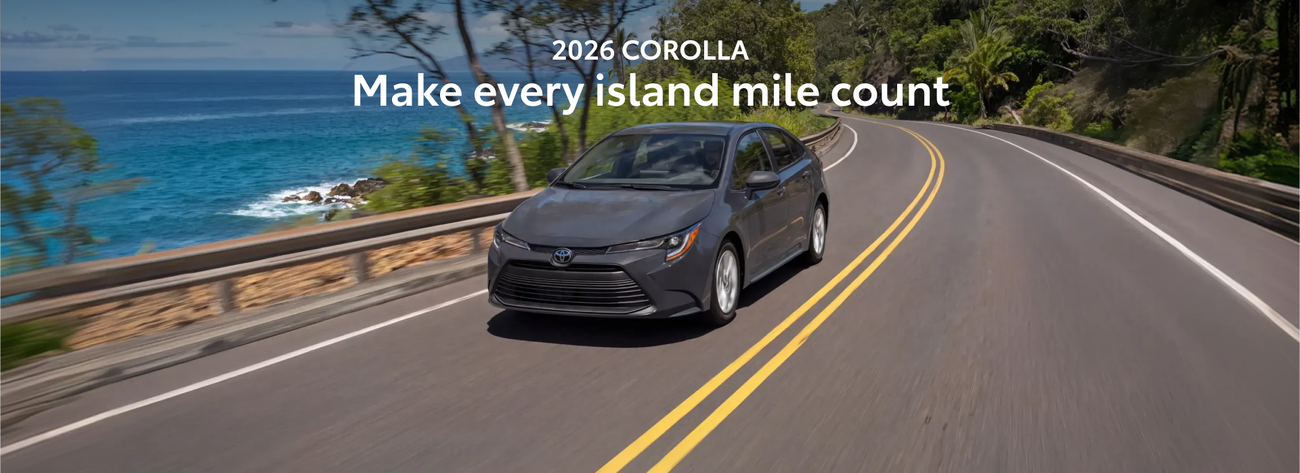 Discover the 2026 Corolla.
